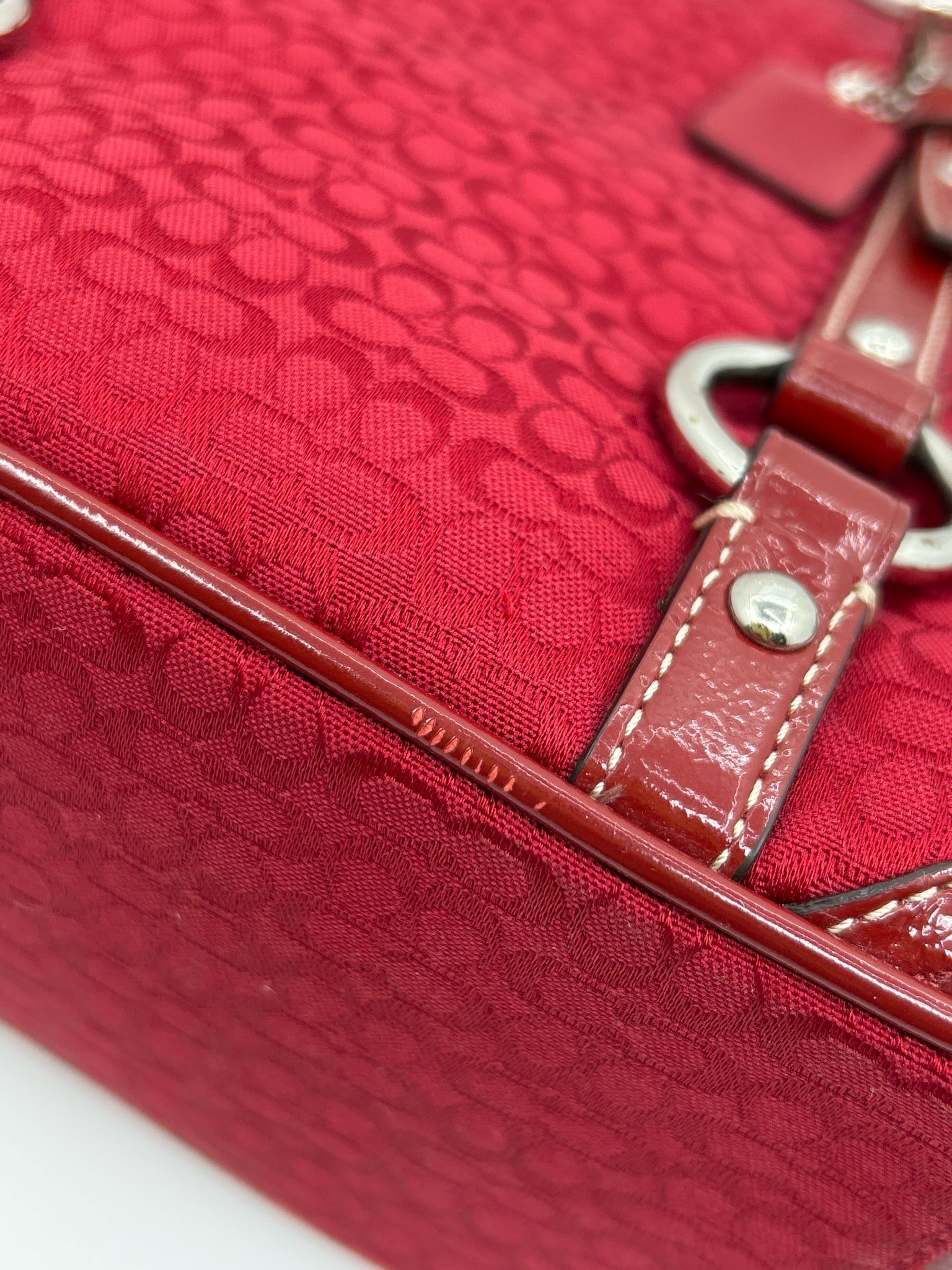 COACH Red Women Tote