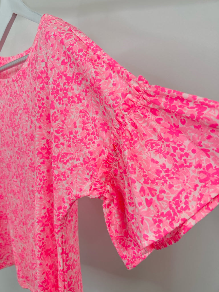 LILLY PULITZER Size XL Pink Print Top NWT