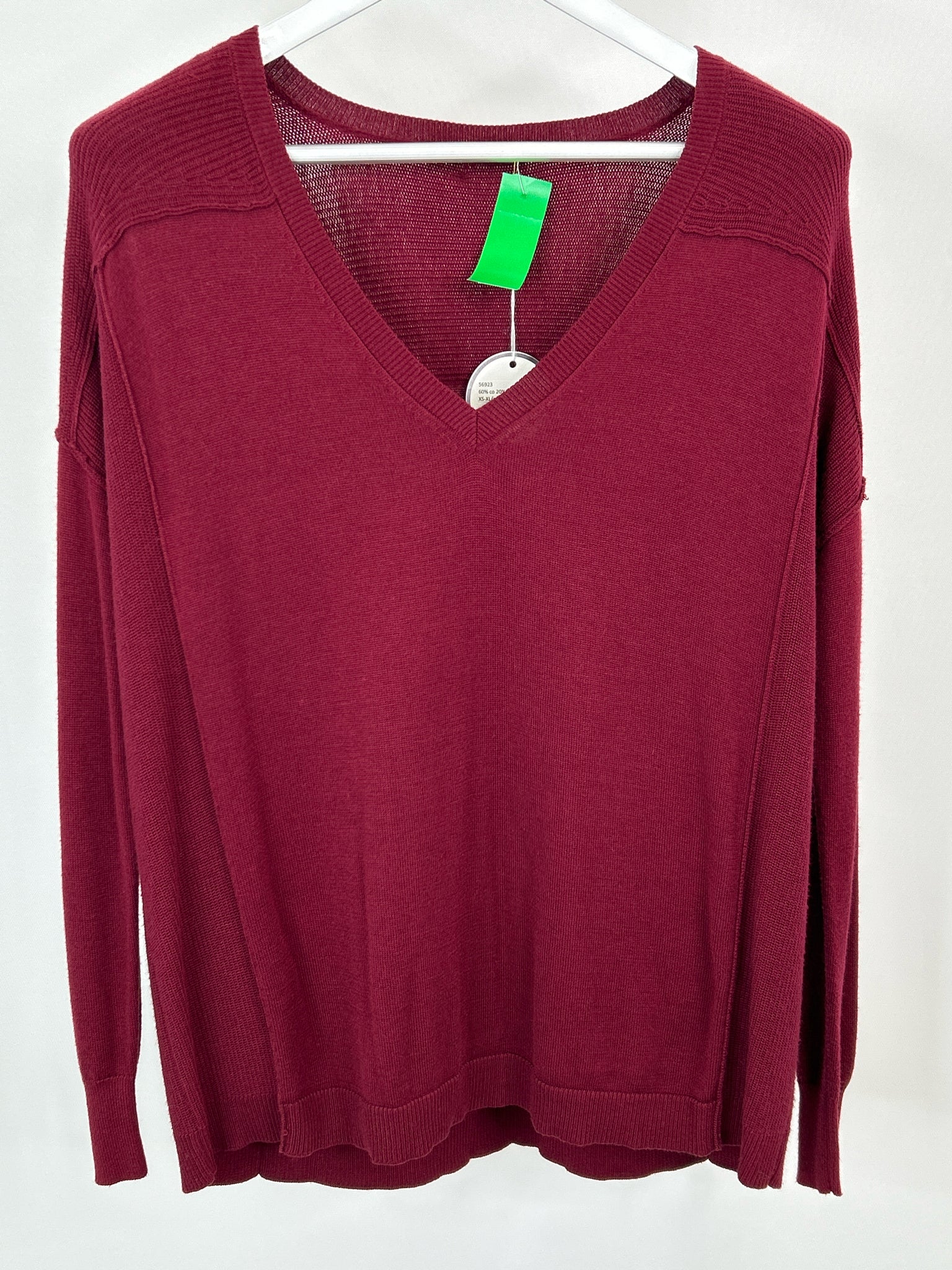 ELLIOTT LAUREN Size S/M Burgundy Women's Sweater