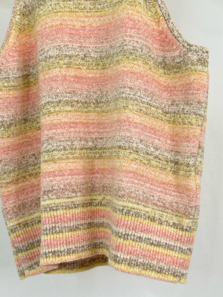 J CREW Size S Pink Striped Women's Tank Top