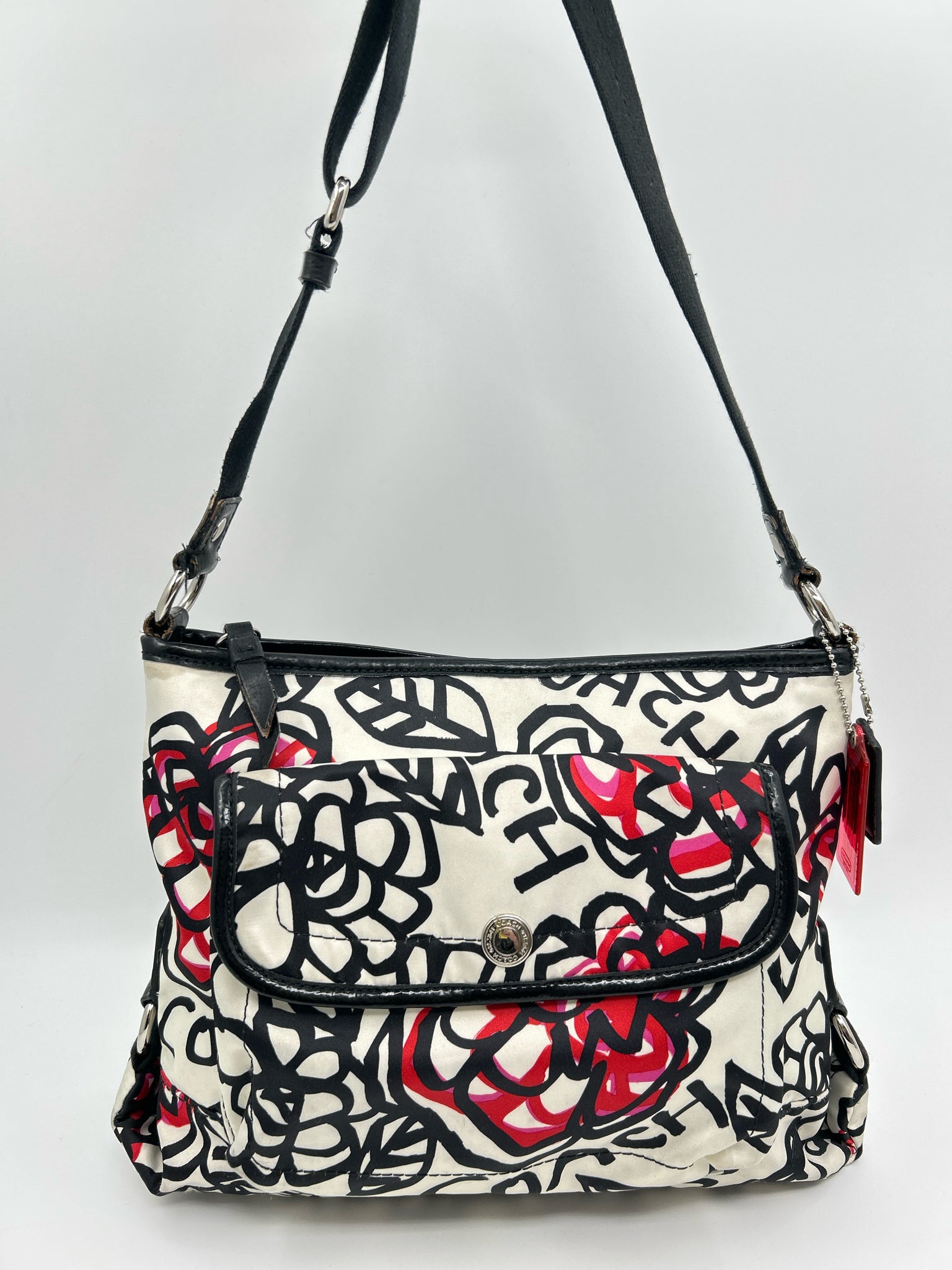 COACH White and black Women Purse