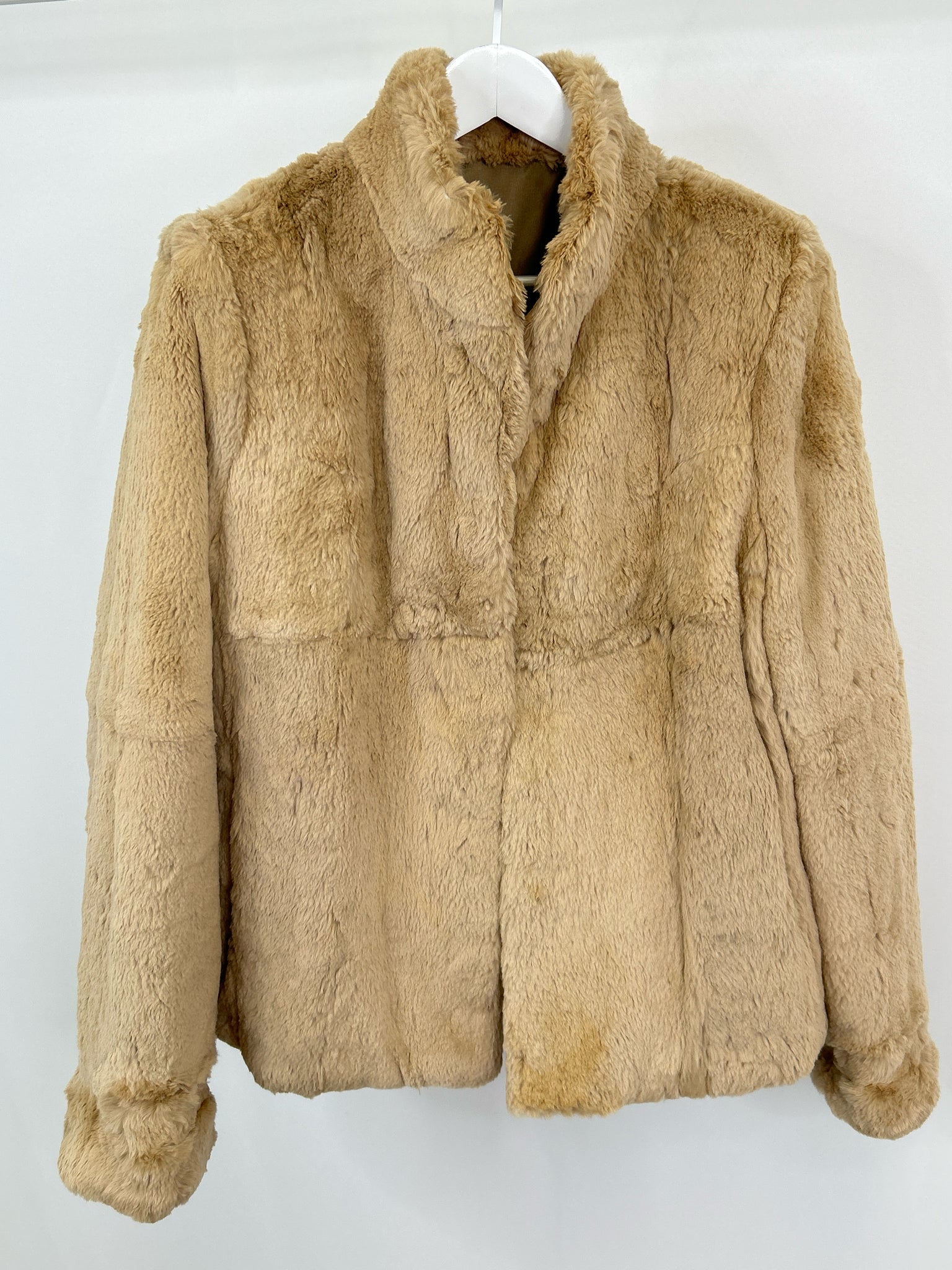 NO BRAND Size L Light Brown Women Coat