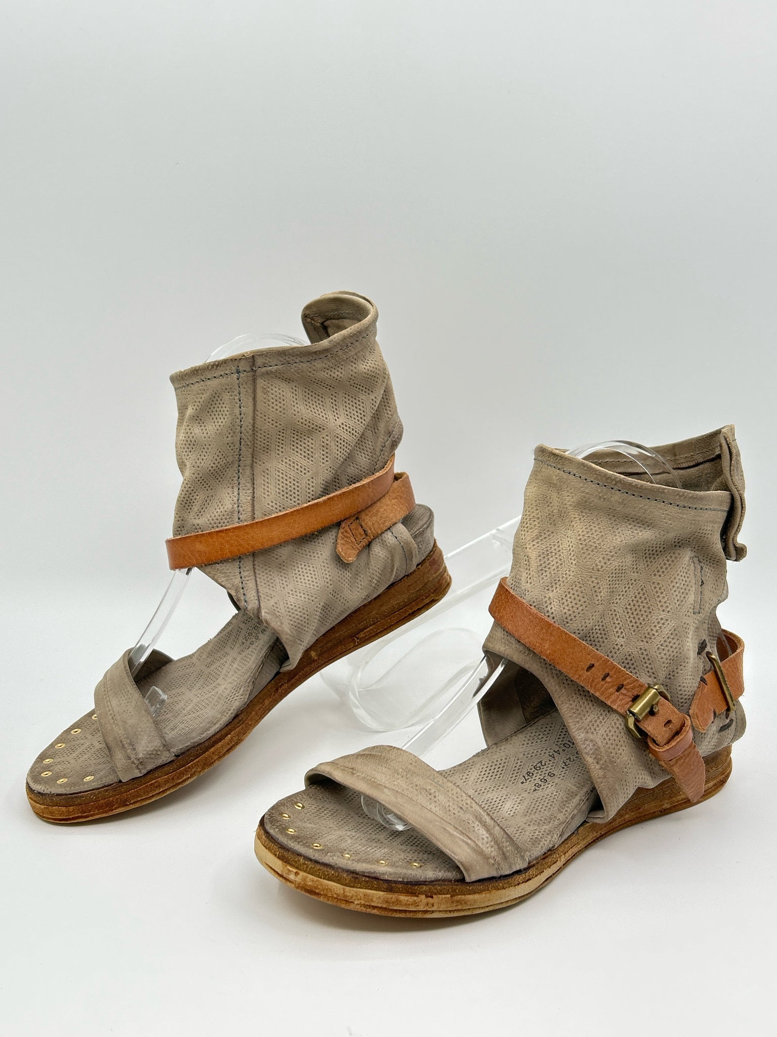 A.S. 98 Size 37 Grey and tan Women Sandal