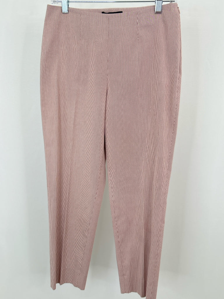 PIAZZA SEMPIONE Size 42 Red Striped Women's Pants