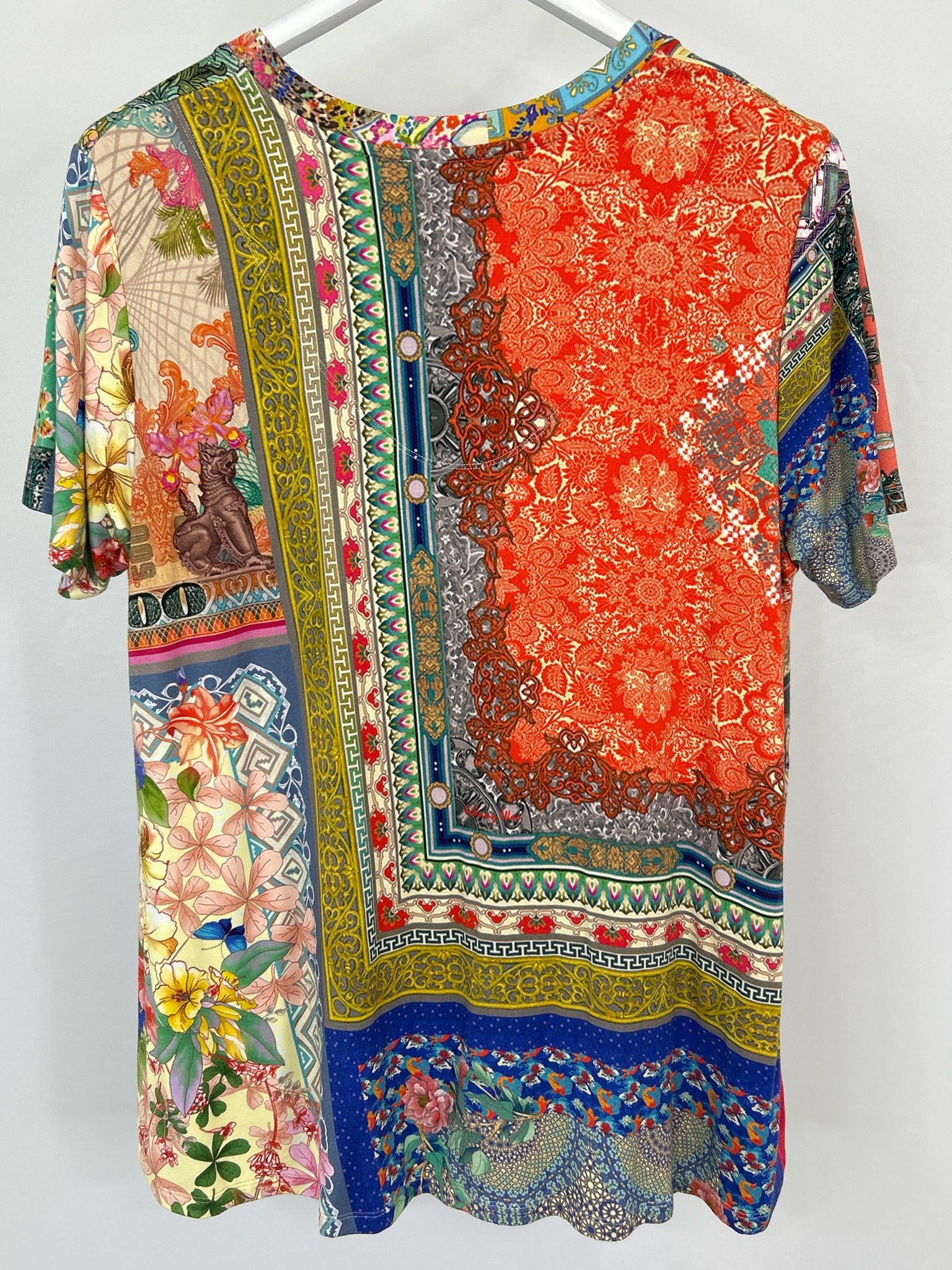 JOHNNY WAS Size L Multi-Color Women Top