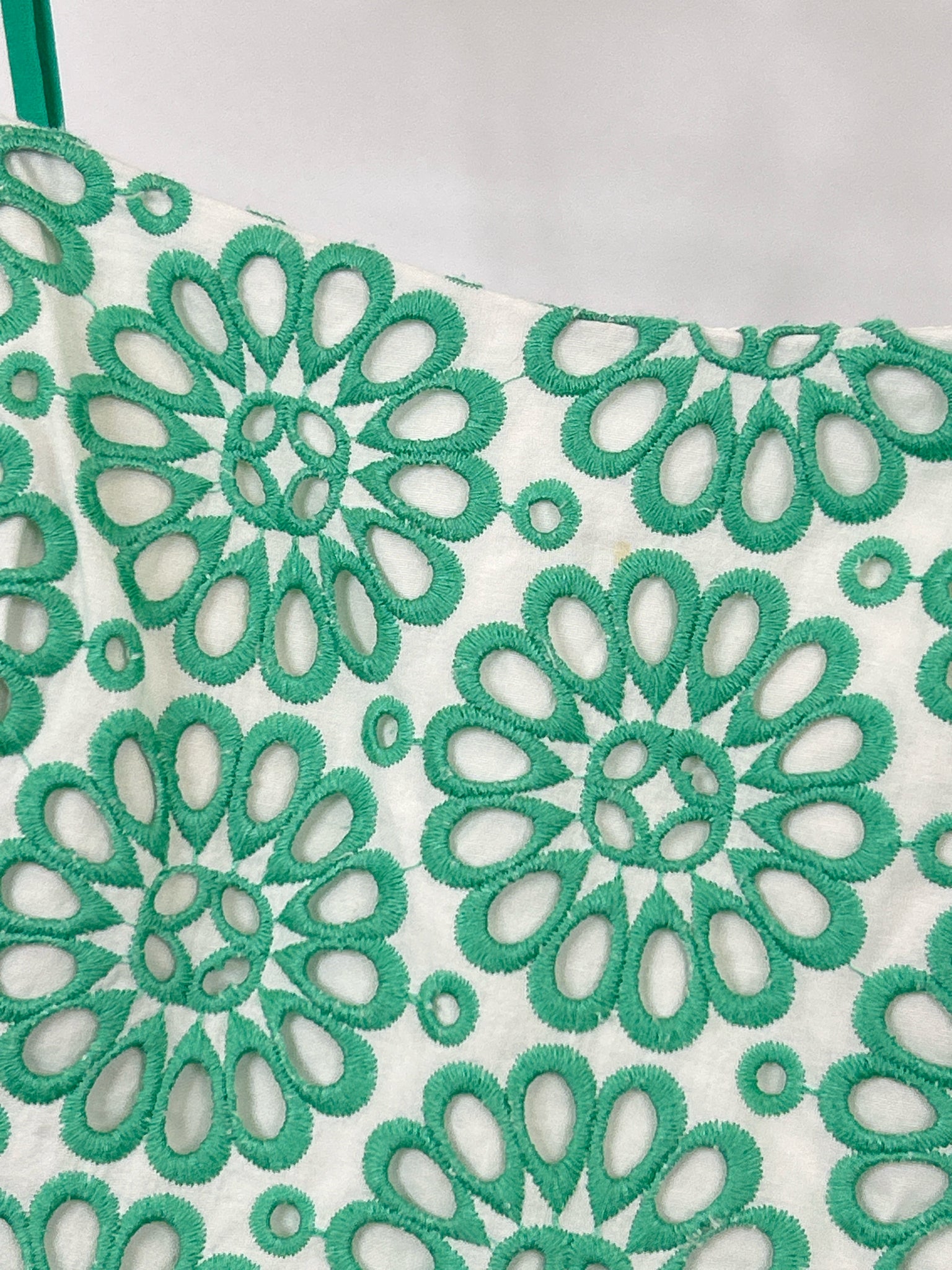LILLY PULITZER Size 6 GREEN & WHITE Women Romper
