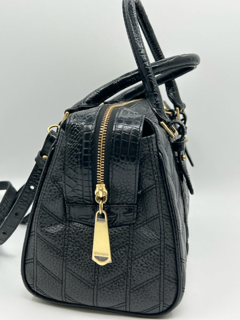 BRAHMIN black and grey Women's Purse