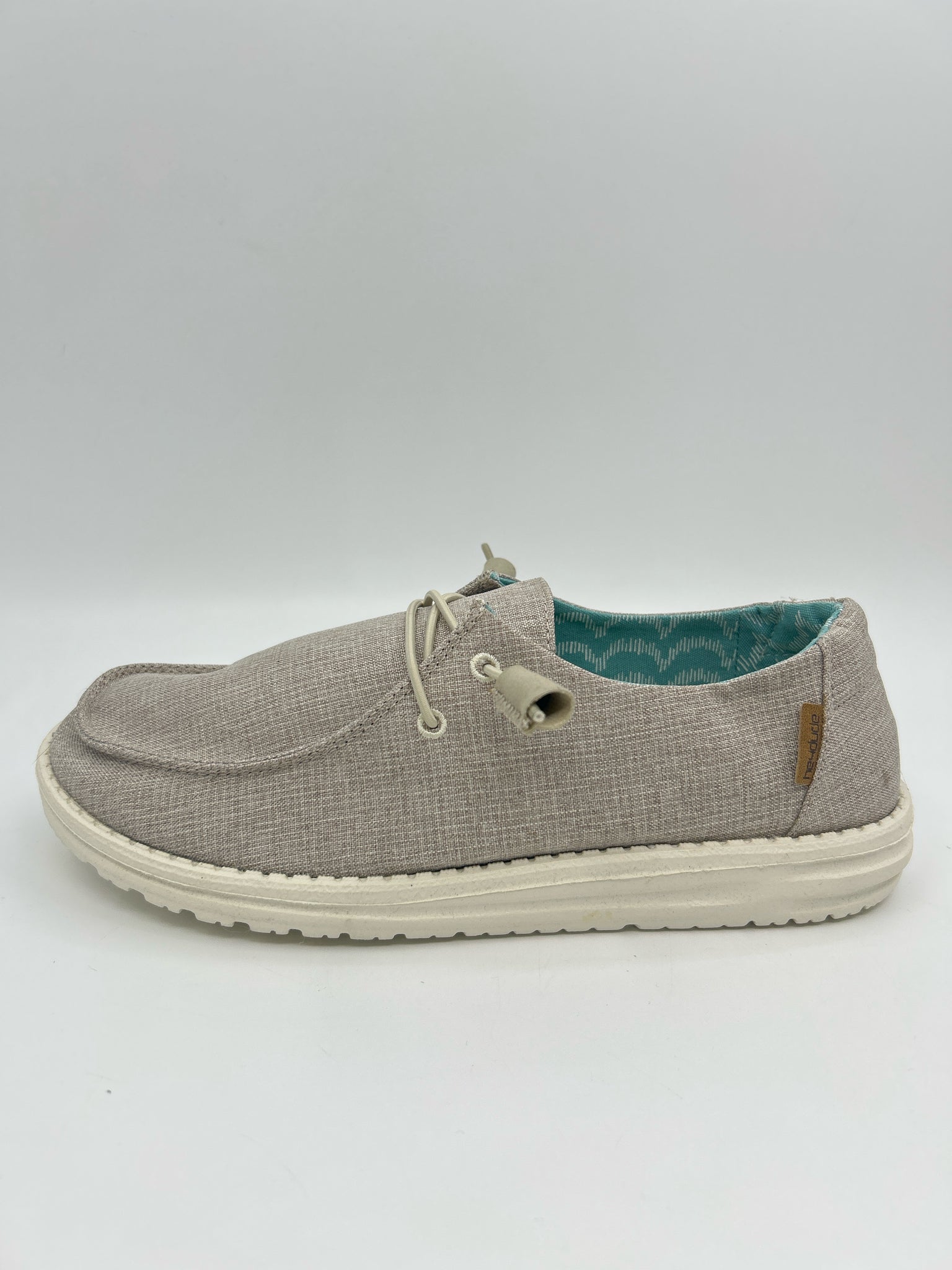 Hey Dude Size 9 Beige Women Sneakers