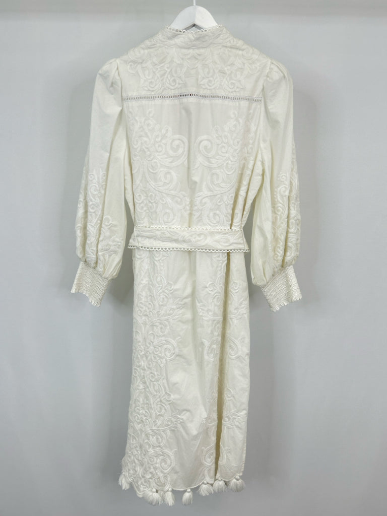 ALICE + OLIVIA Size 10 White Women's Dress NWT