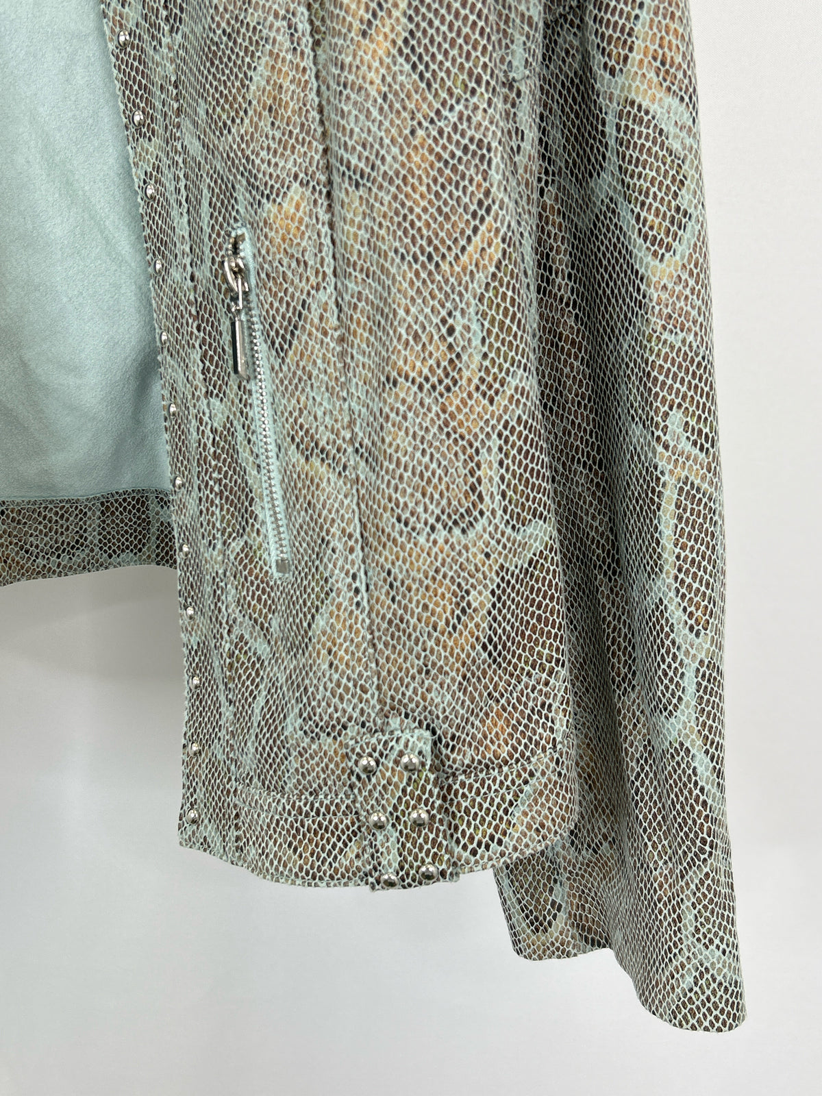 LENA GABRIELLE Size 12 Green & Brown Women Jacket NWOT