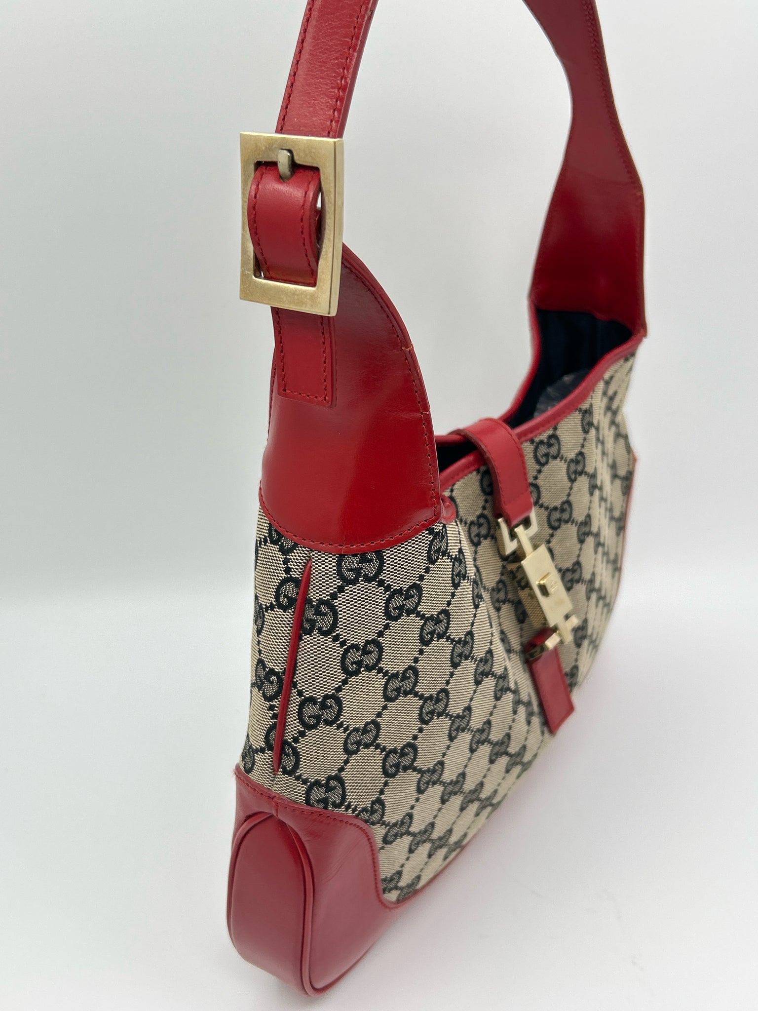 GUCCI NAVY & RED Women Purse