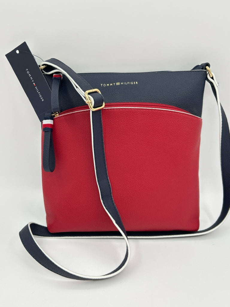 TOMMY HILFIGER NAVY AND RED Women's Purse
