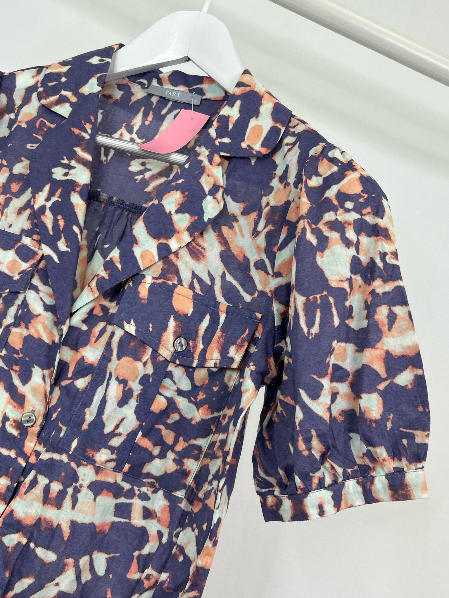 TART Size S Purple Print Women Romper