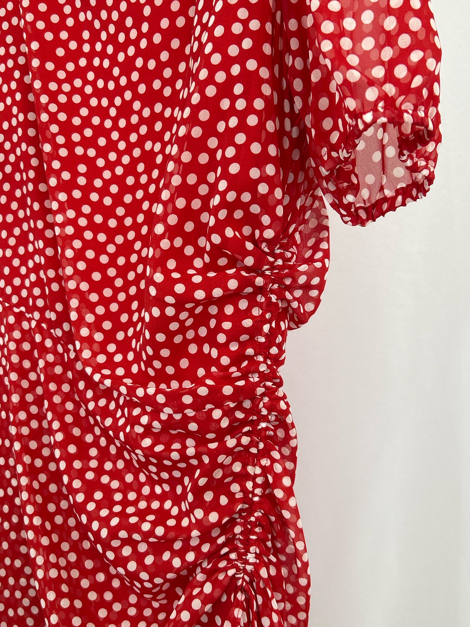 Julia Jordan Size 8 red and white Women Dress