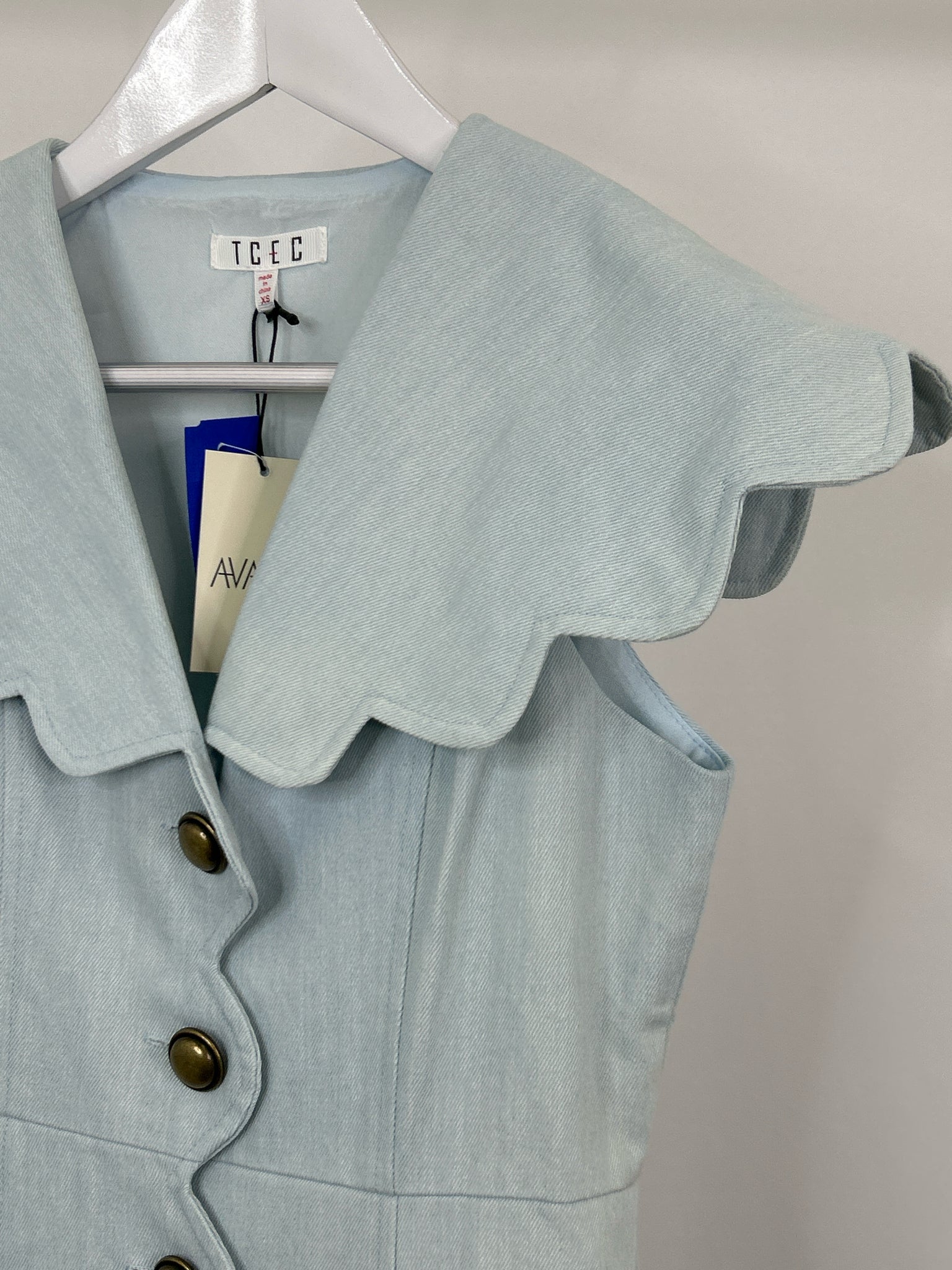 TCEC Size XS light blue Women Dress