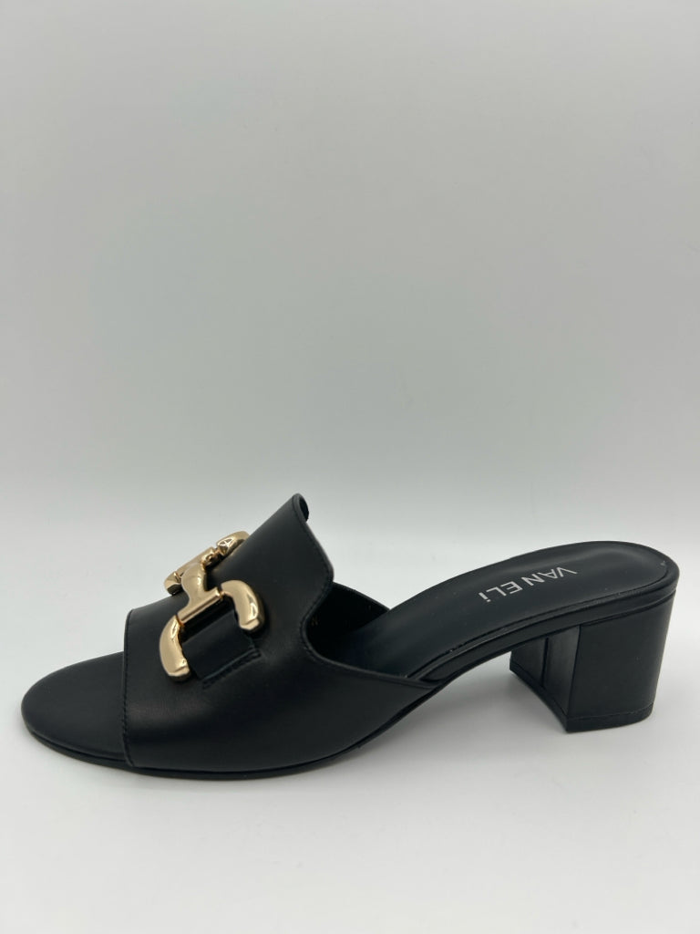 VANELI Size 8.5W Black Oksana Women's Sandal