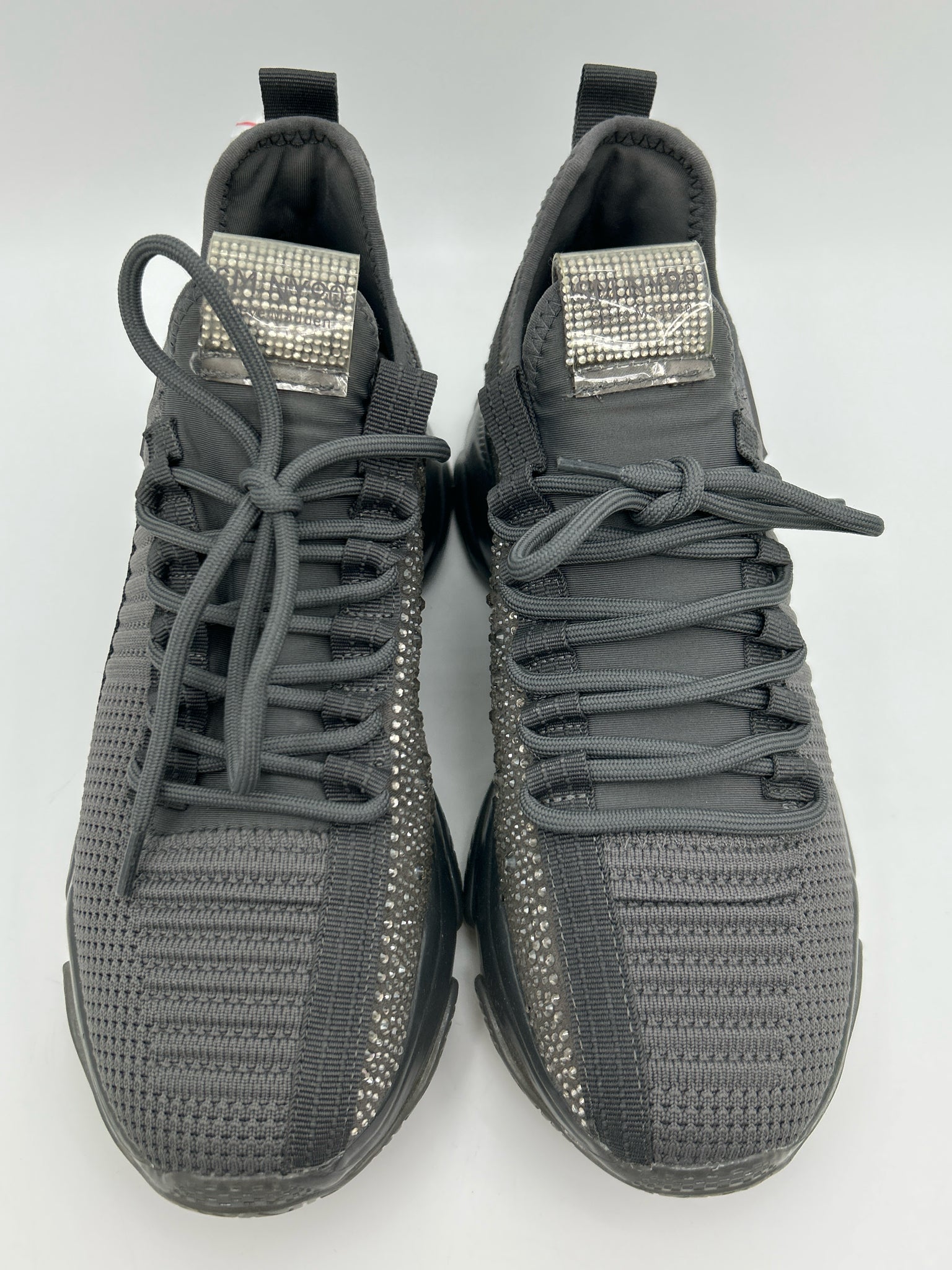STEVE MADDEN Size 9.5M Charcoal Women Sneakers