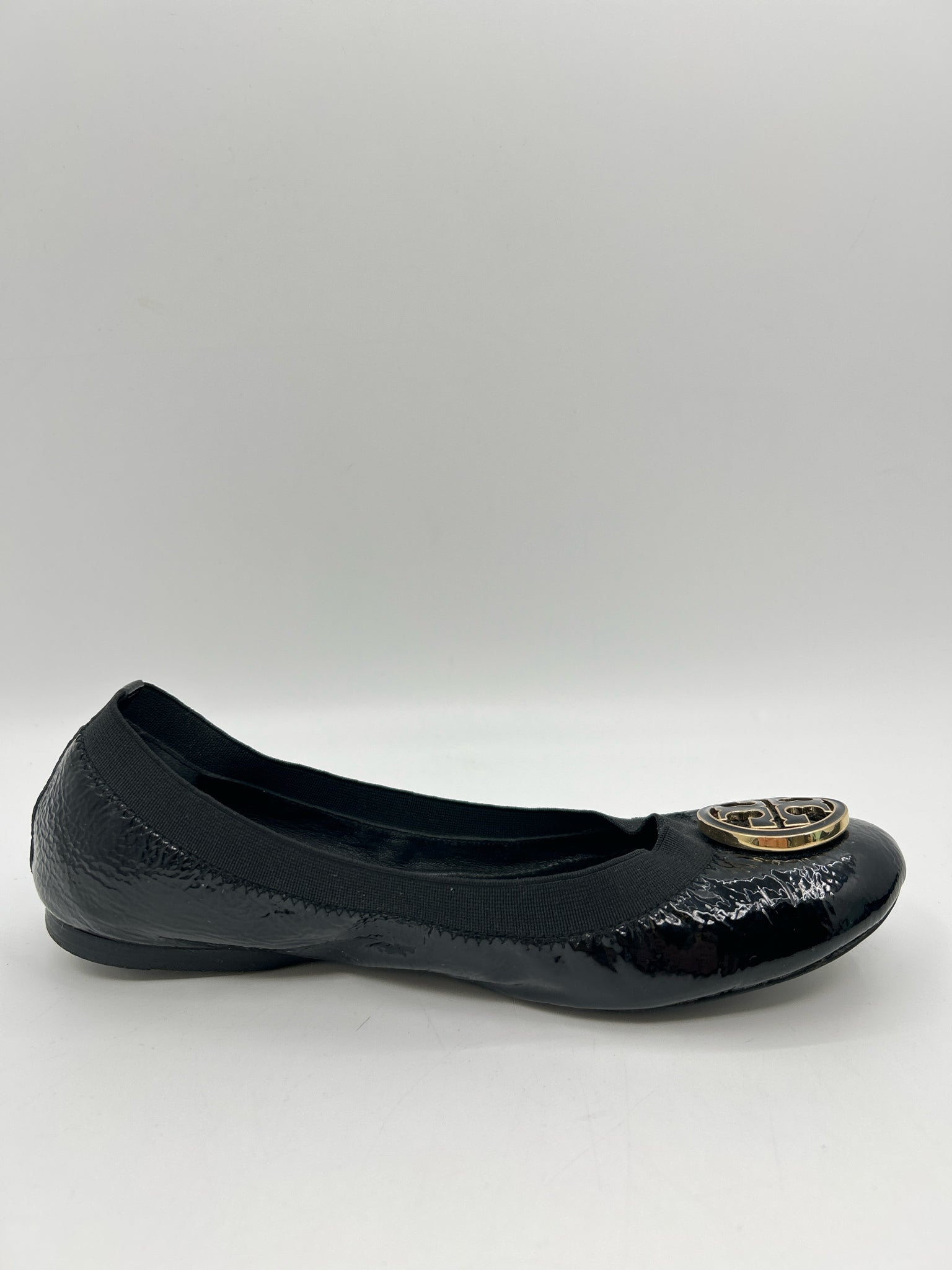 TORY BURCH Size 7M Black Women Flats
