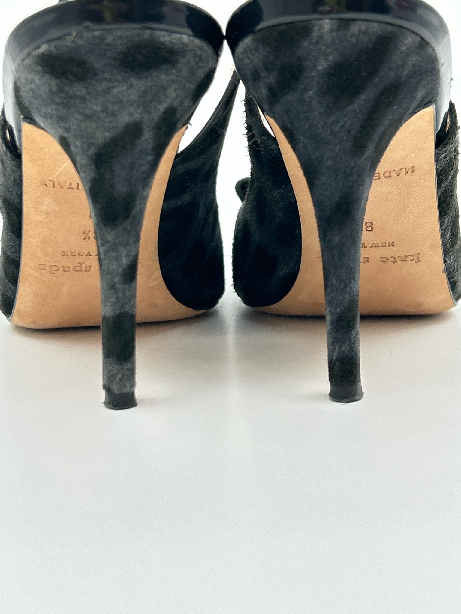 KATE SPADE Size 8.5B Grey & Black Women Sandal