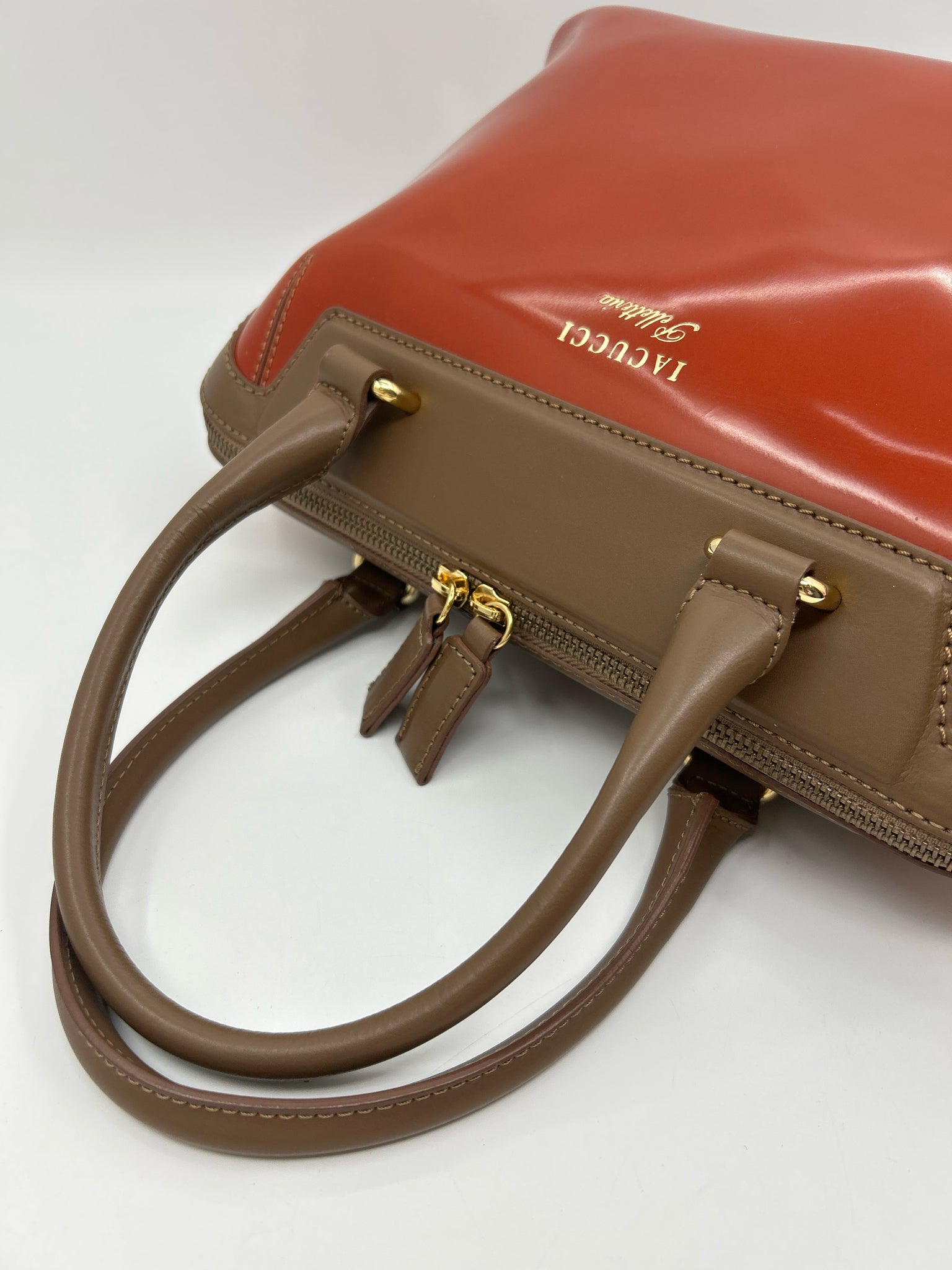 IACUCCI ORANGE & BROWN Women Purse