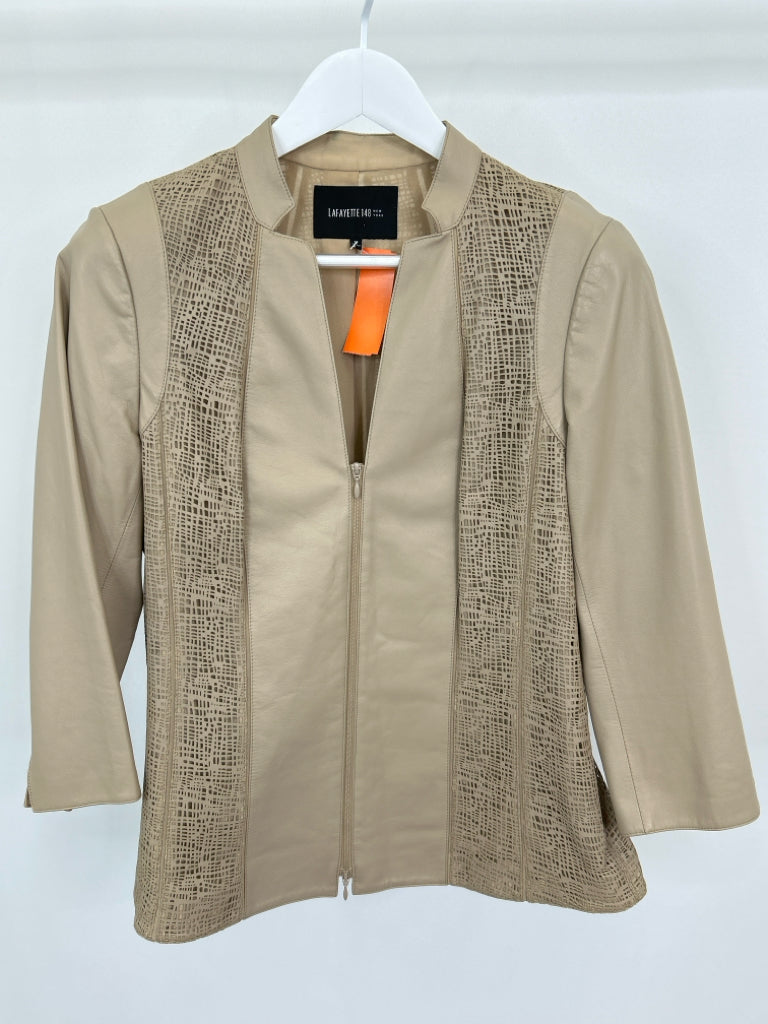 LAFAYETTE 148 Women Size 10 Tan Jacket