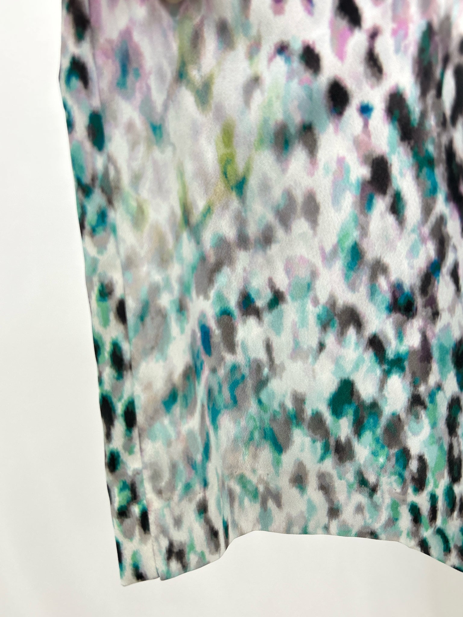 VINCE CAMUTO Size 8 Teal and Lilac Women Jumpsuit