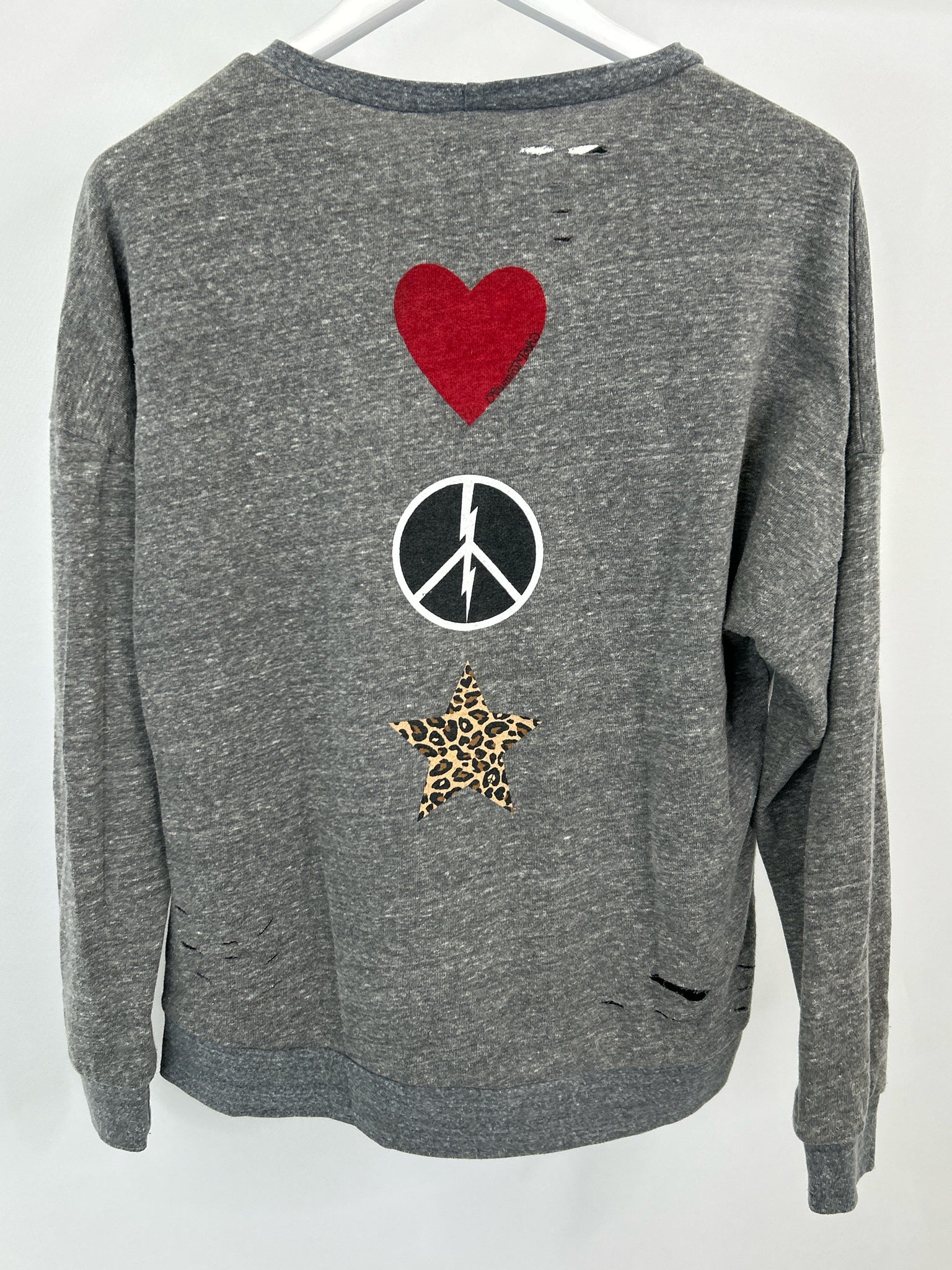 Lauren Moshi Size XS Grey Women Sweatshirt