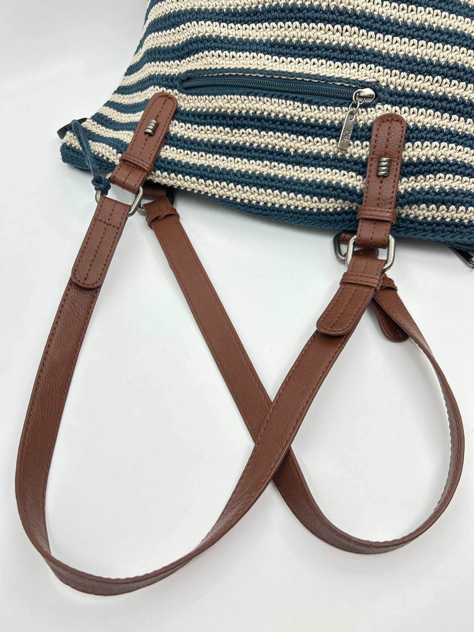 THE SAK BLUE AND BEIGE Women Purse