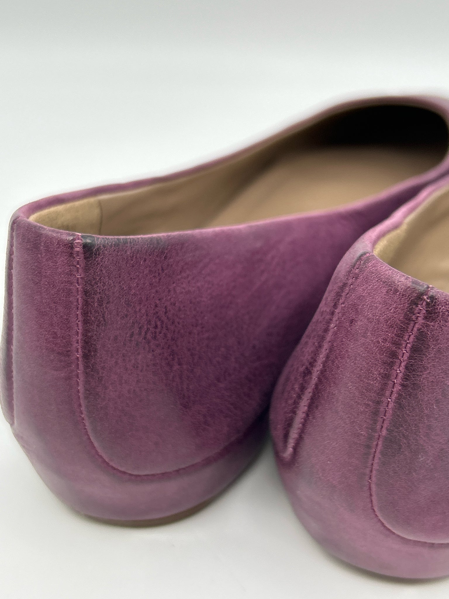 ECCO Size 40/10 Plum Women Flats