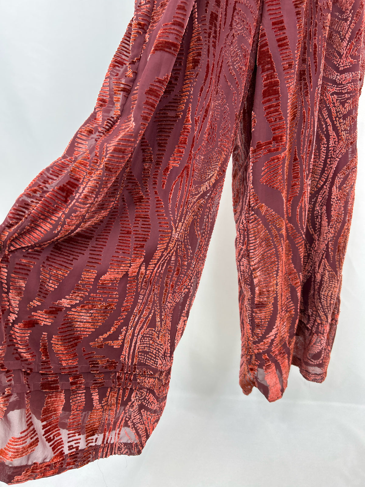 ANTHROPOLOGIE Size S Maroon Women Jumpsuit