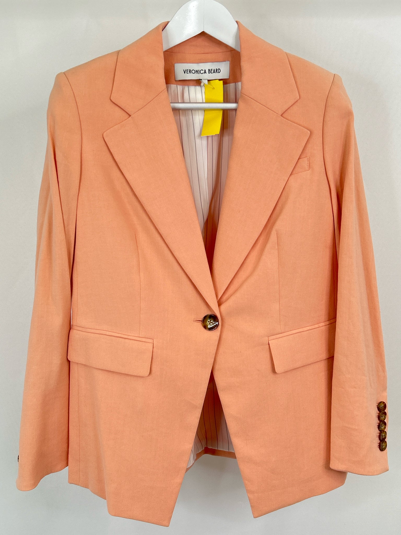VERONICA BEARD Size 6 Peach Women Jacket