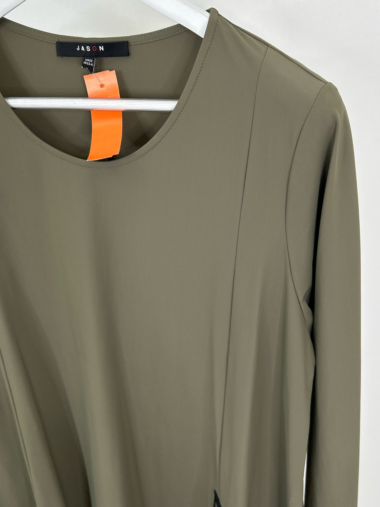 JASON Size L OLIVE GREEN Women Tunic