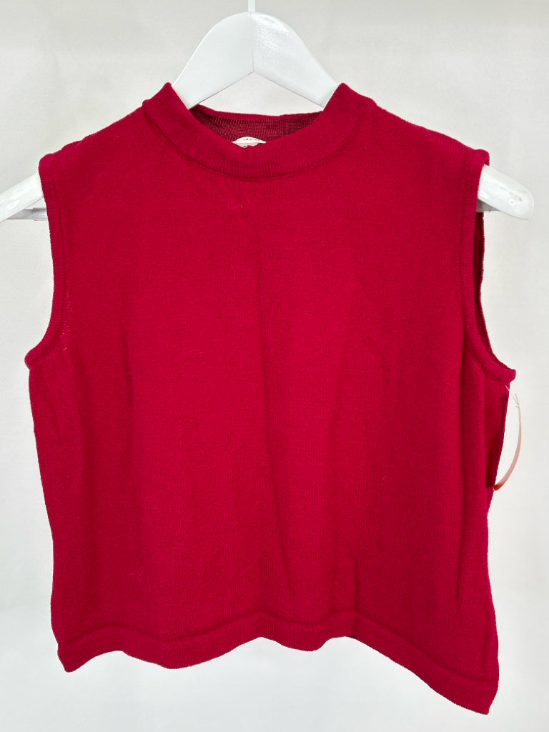 ST JOHN Women Size M Red Top