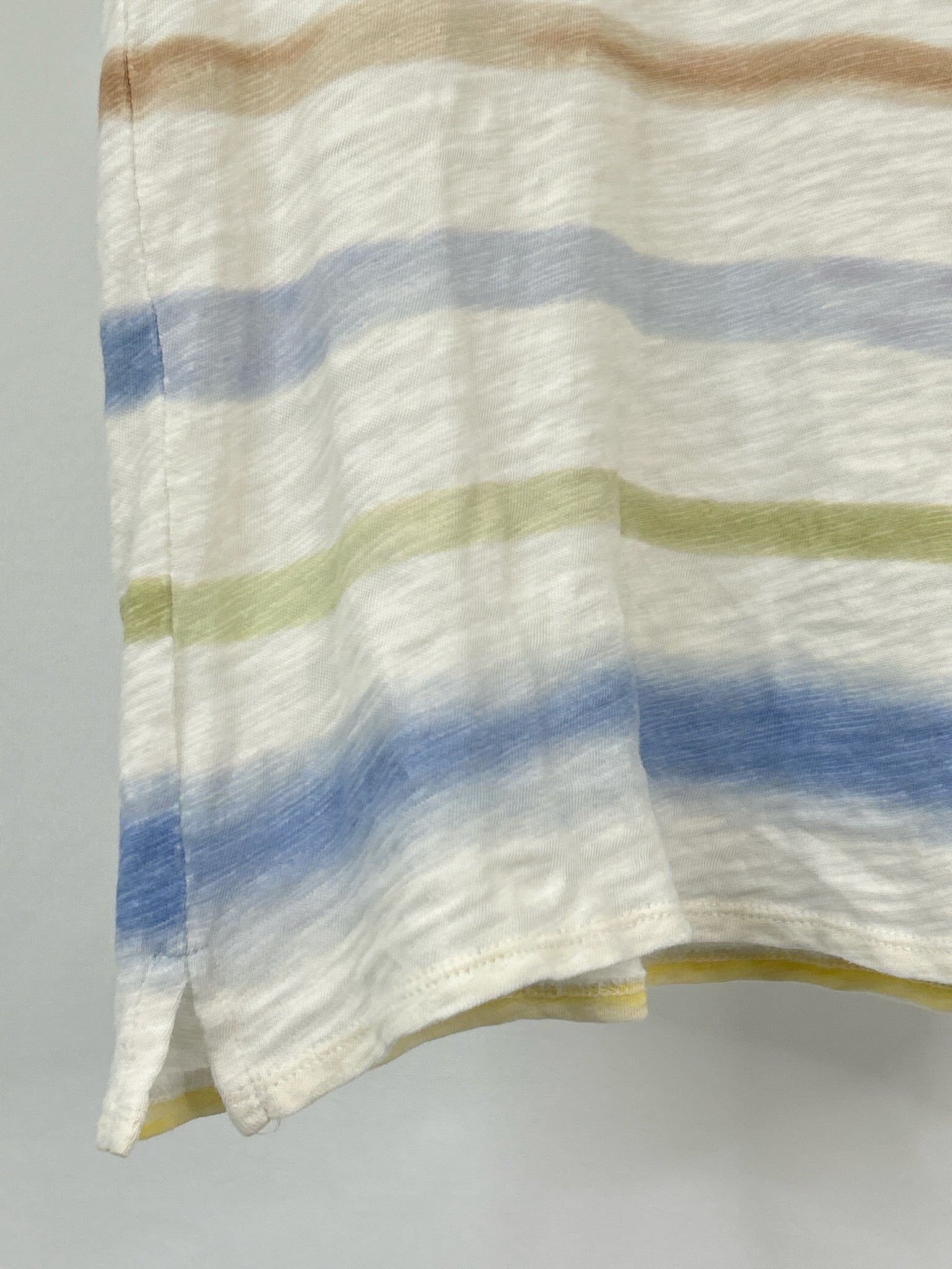 ATM Size XS Blue Striped Women T-shirt
