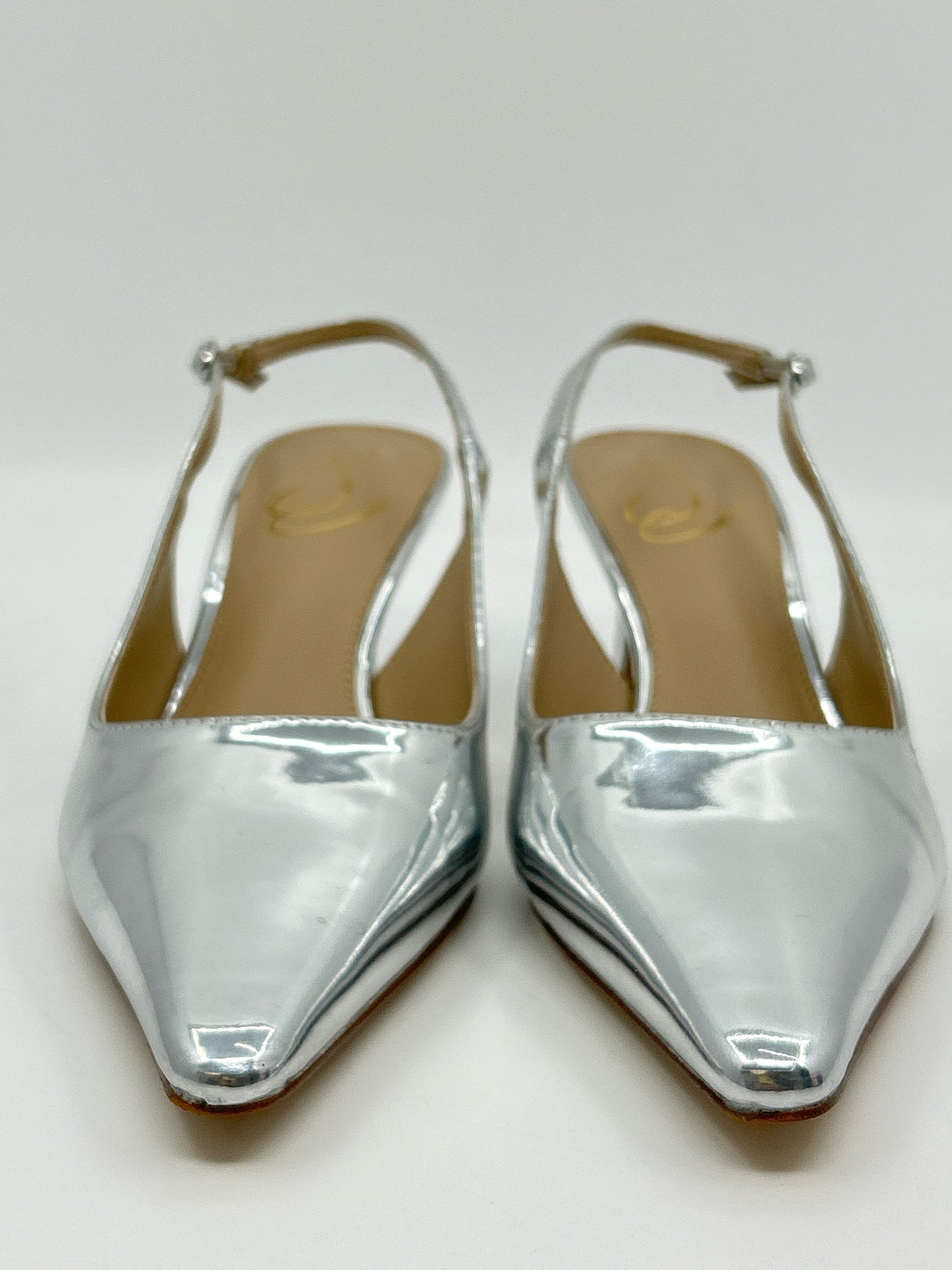SAM EDELMAN Size 8M Silver Women Pumps
