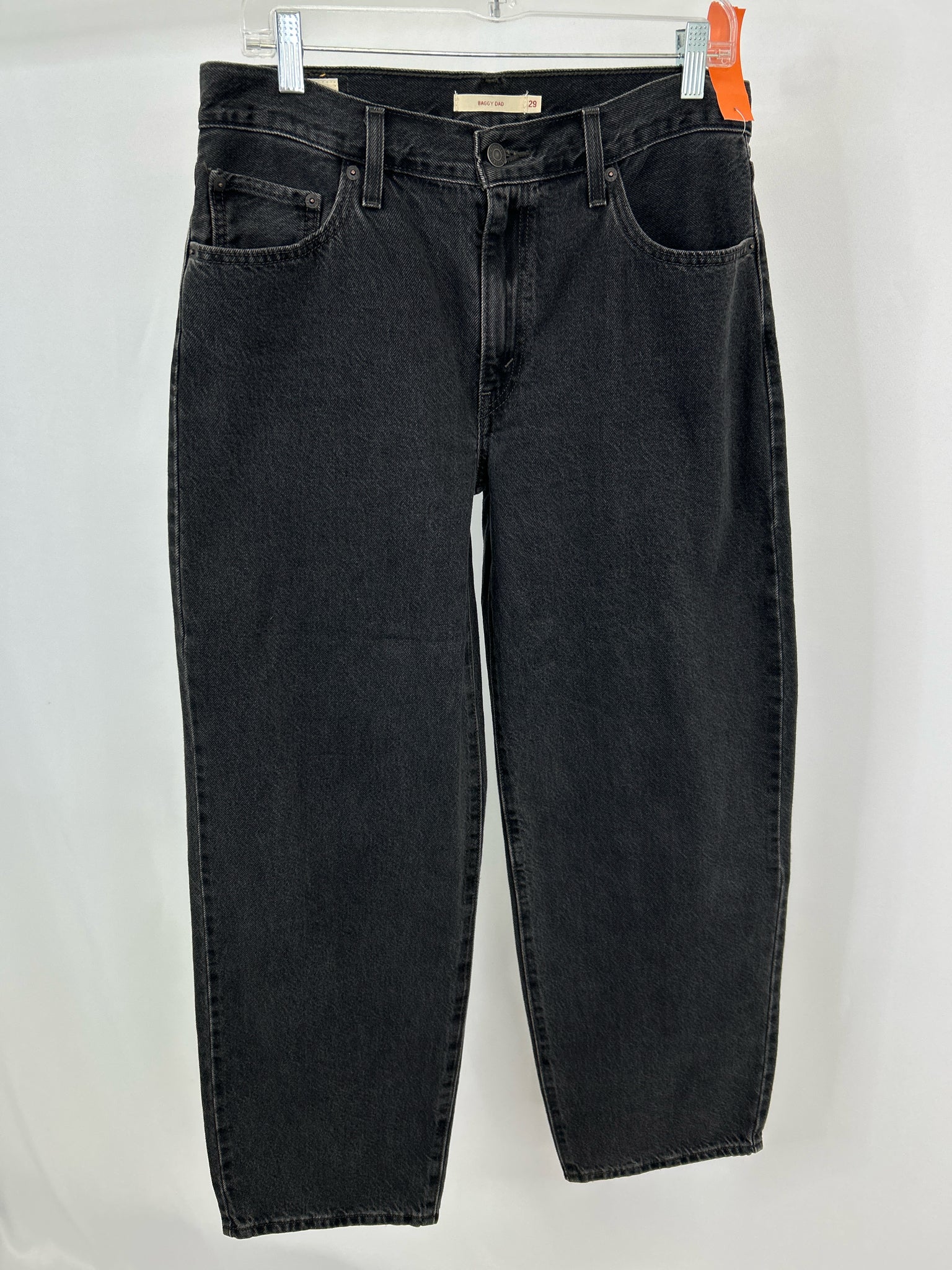 LEVIS Size 29/8 BLACK DENIM Women jeans