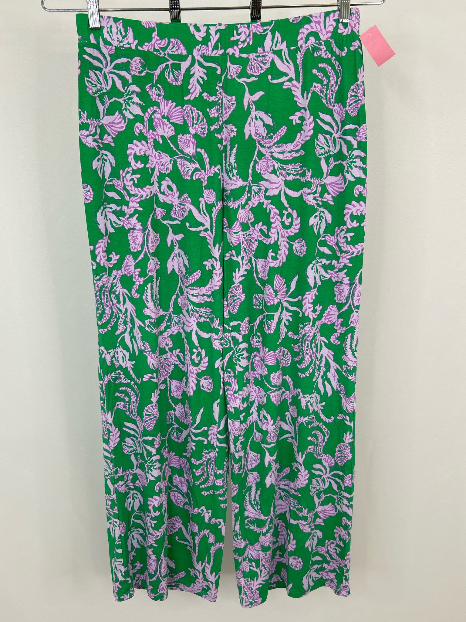 LILLY PULITZER Size XL Green Print Women Pants
