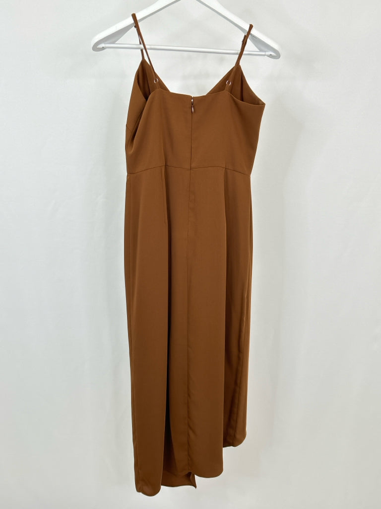 GIANNI BINI Women Size 4 Brown Dress