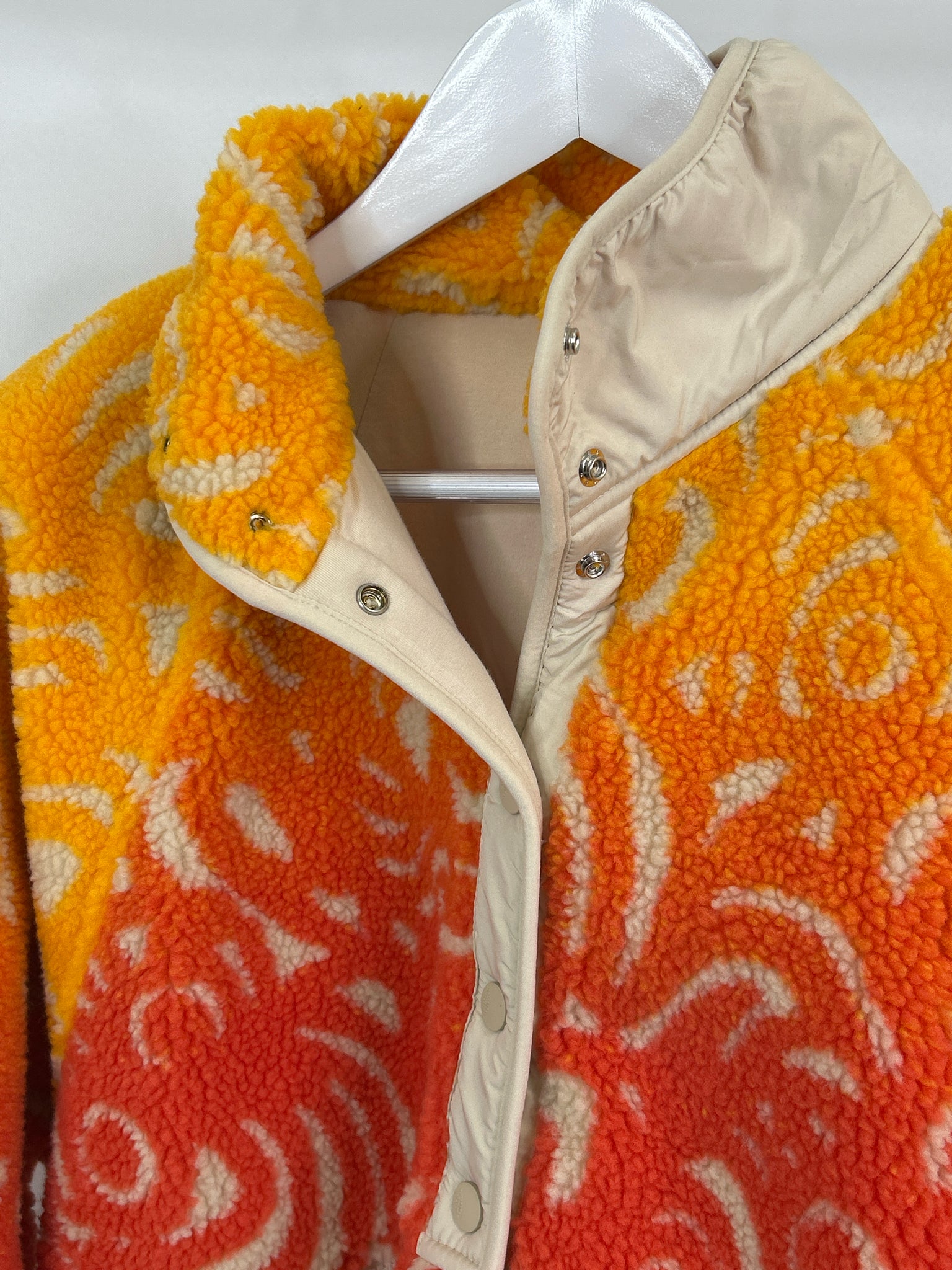 FP Movement Size M Yellow and Orange Women Pullover