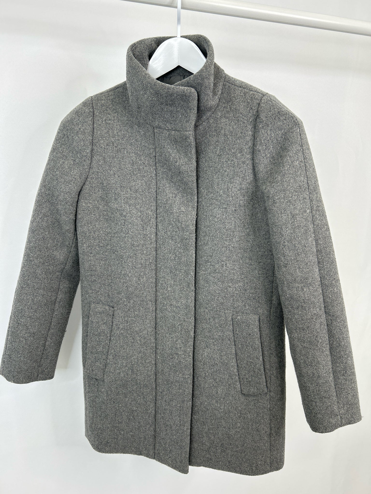 J. CREW Size 0 Gray Women Coat