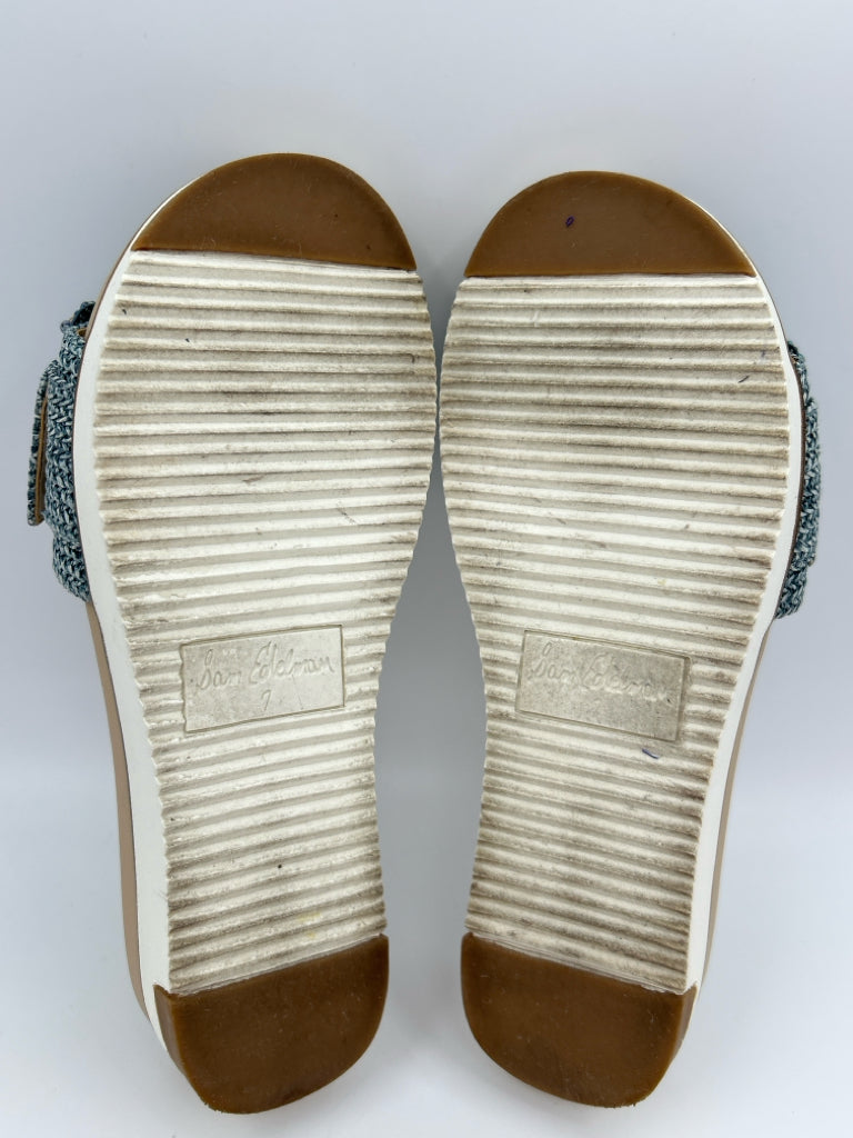 SAM EDELMAN Size 7M Blue Women's Sandal