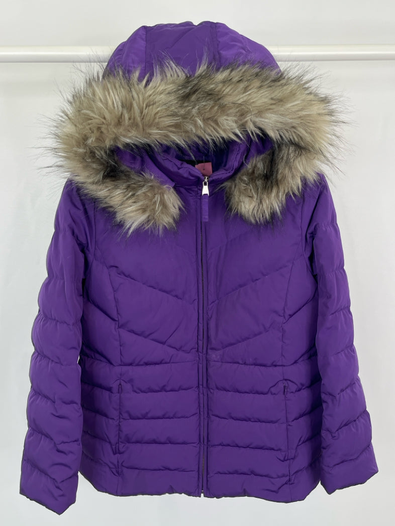 TALBOTS Women Size L Purple Coat