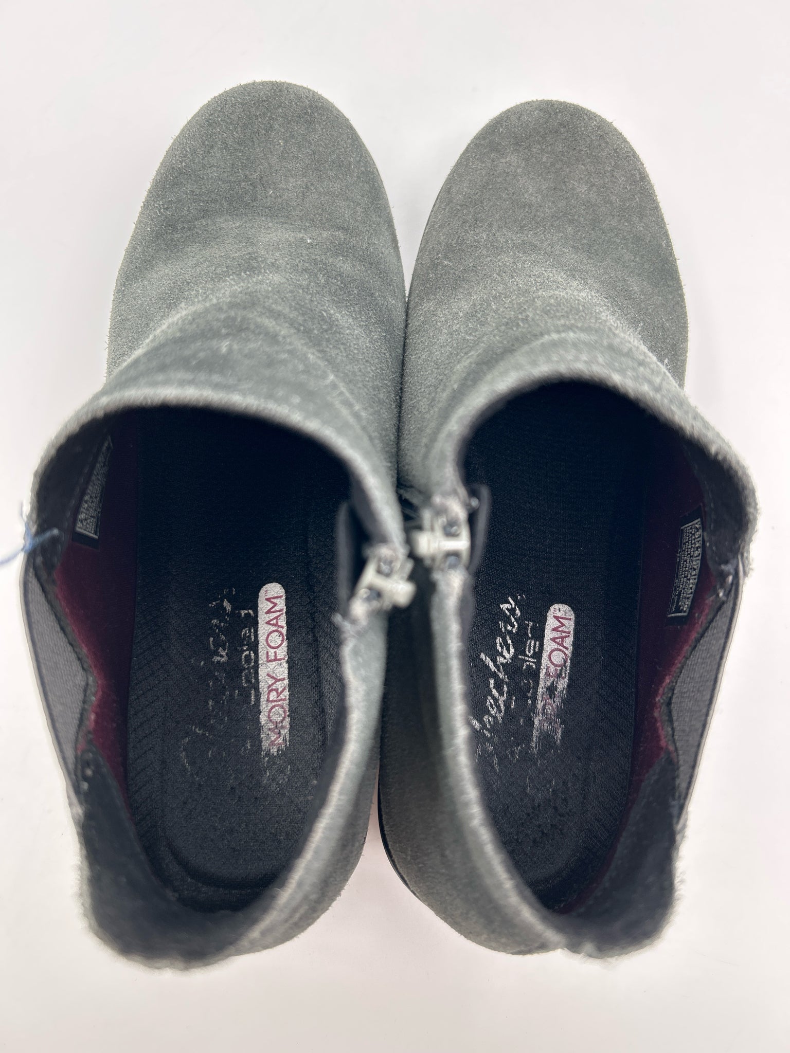 skechers Size 7.5 Charcoal Women Booties