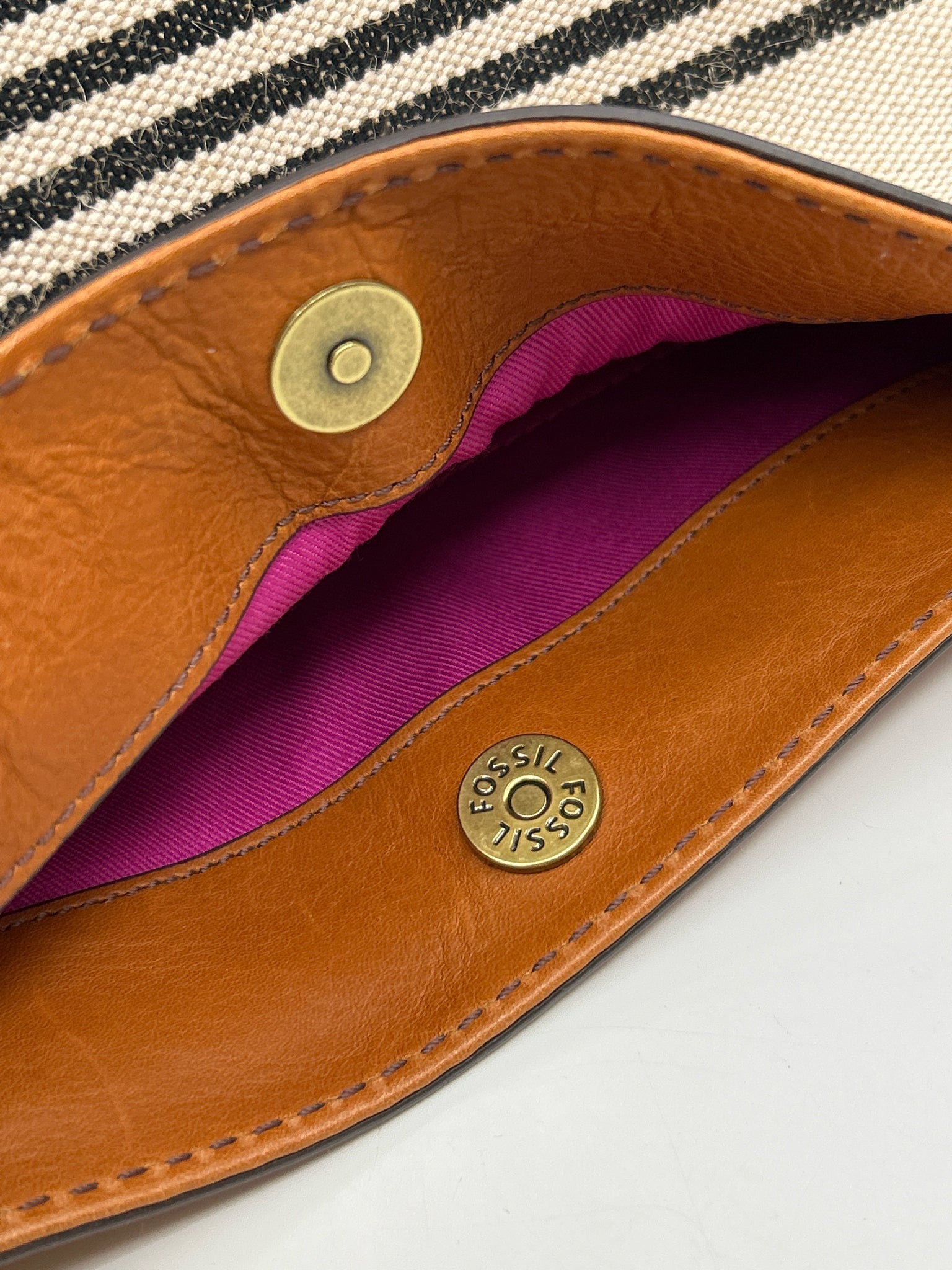 FOSSIL BEIGE AND BROWN Women Purse