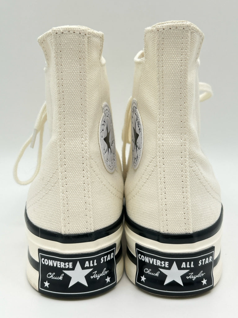 CONVERSE Women Size 8.5 Cream Sneakers