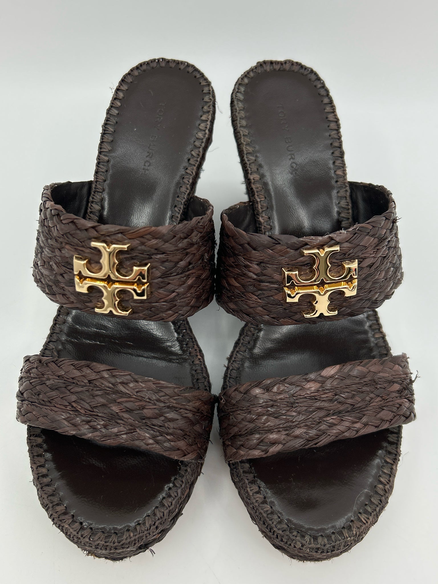 TORY BURCH Size 7.5M Brown Women Sandal