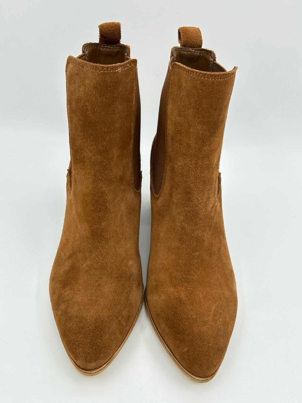 STEVE MADDEN Size 6.5M COGNAC Women Booties
