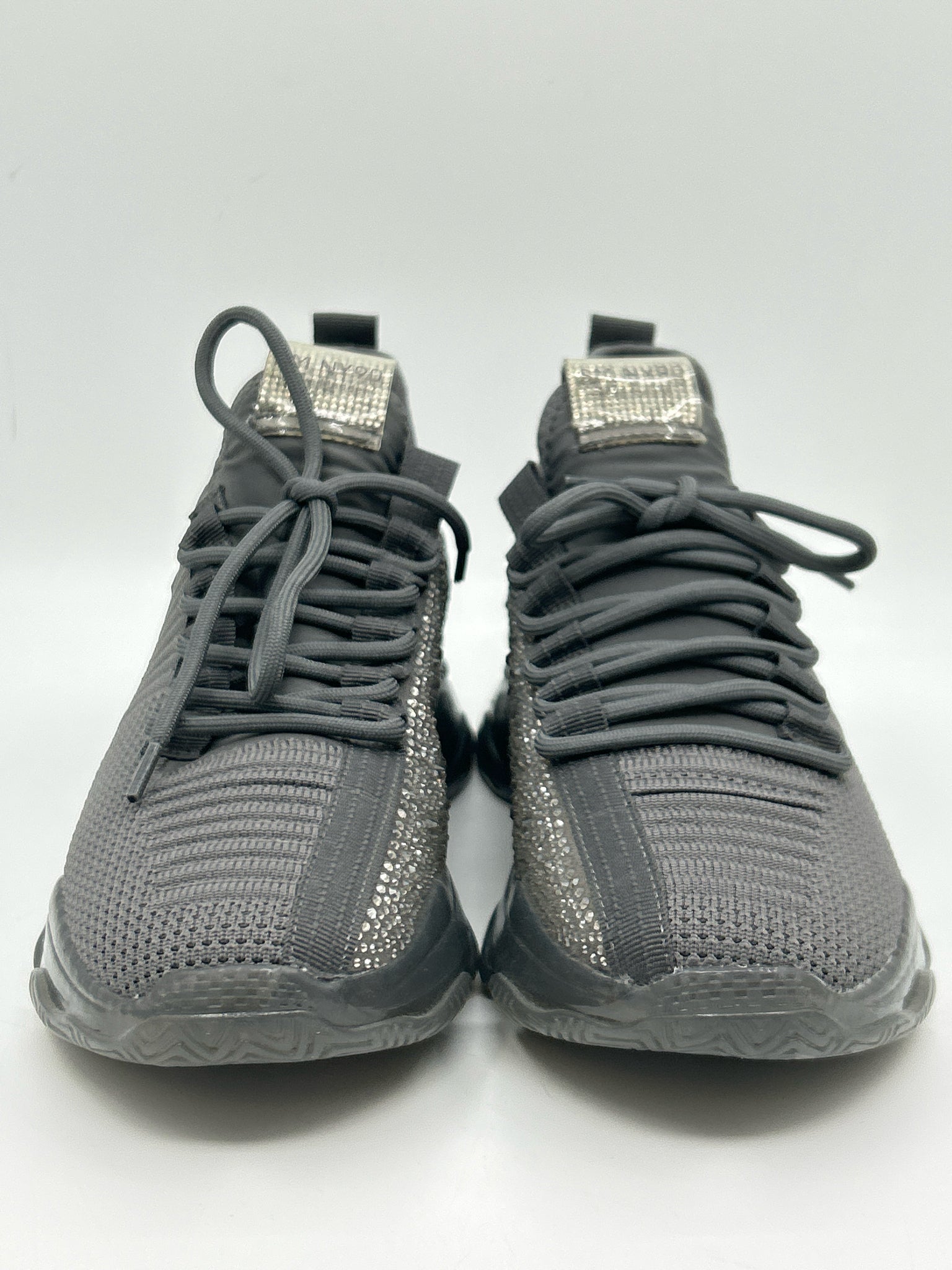 STEVE MADDEN Size 9.5M Charcoal Women Sneakers