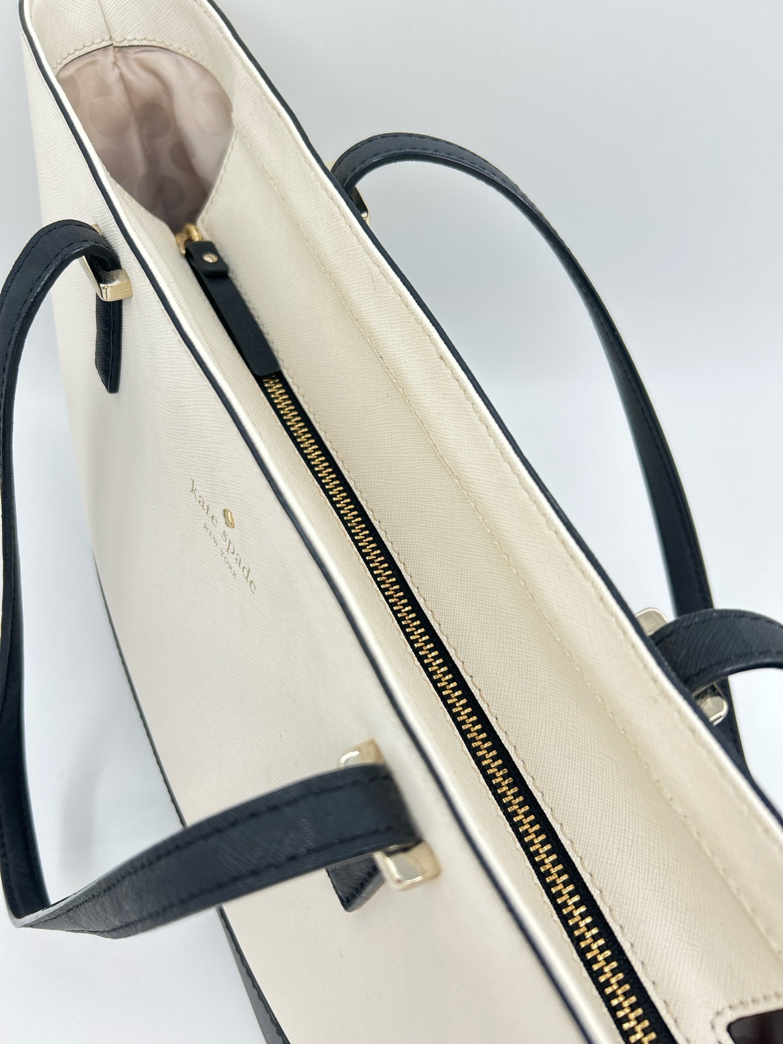 KATE SPADE Off white and Black Women Purse