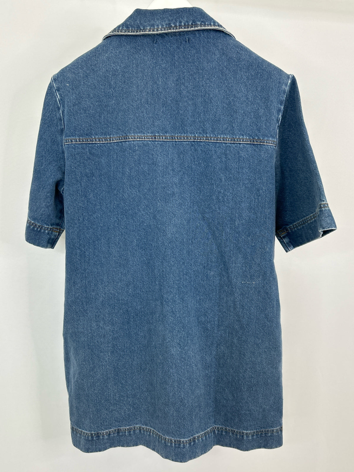 OLIVACEOUS Size M BLUE DENIM Women Dress